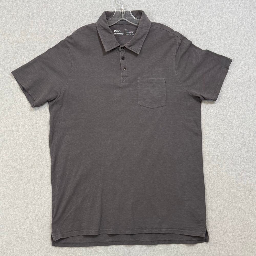 Pact Men's Polo Shirt - Dark Gray